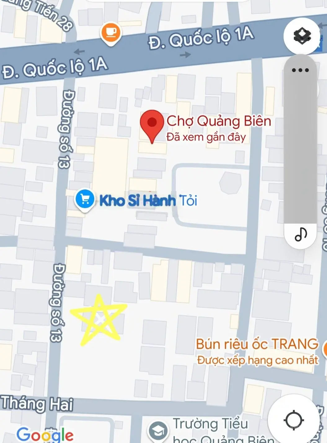 Bán gấp. Nhà 4 lầu mặt tiền gần chợ Quảng Biên + Sổ hồng riêng