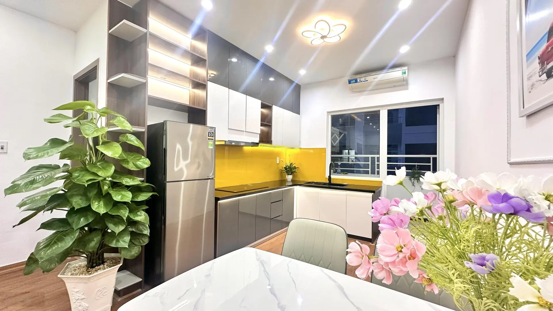 Hạ giá bán nhanh 1 tỷ 620, căn hộ Mường Thanh Viễn Triều đầy đủ nội thất phù hợp KH dành cho cha mẹ
