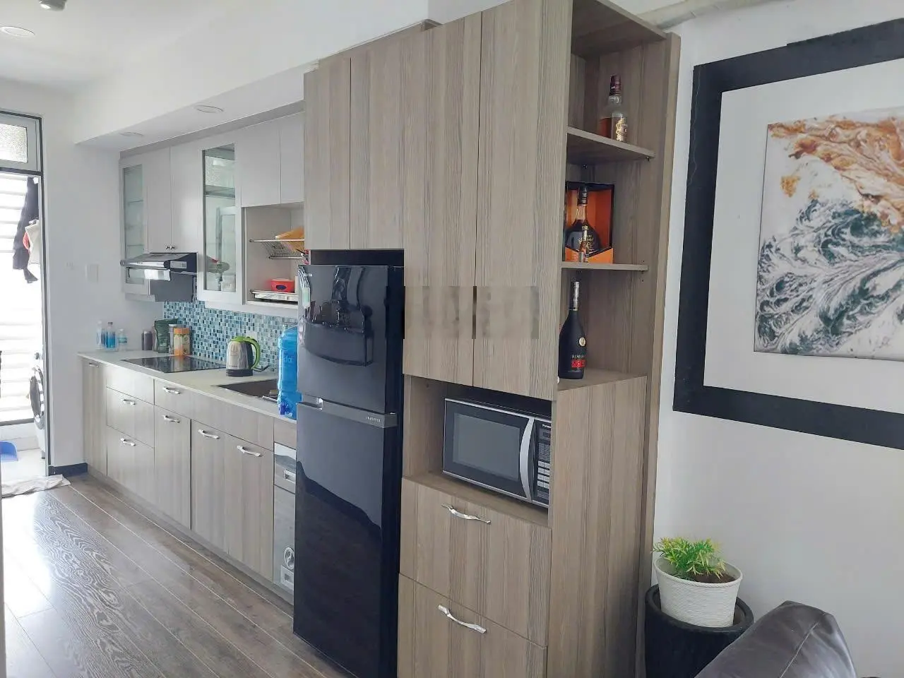 Bán căn hộ CT1 Vĩnh Điềm Trung - căn góc - view vòng xoay và siêu thị Go đẹp tuyệt vời - giá 1,5 tỷ