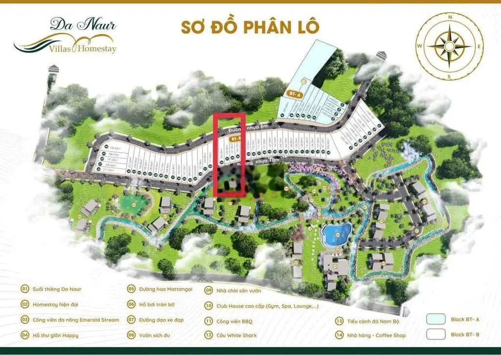 CẮT LỖ 158m2 đất tại D/A DaNaur Villas Homestay giá chỉ 580triệu