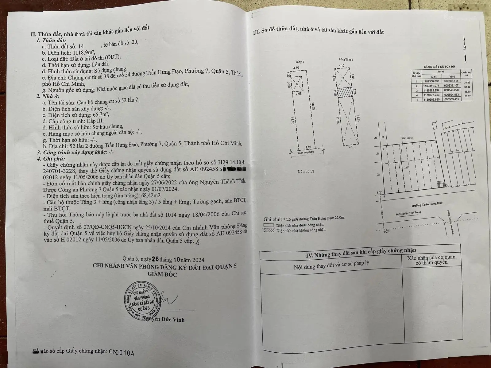 Bán nhà trung tâm quận 5 , chính chủ đứng bán không qua trung gian nên giảm giá sâu cho khách mua