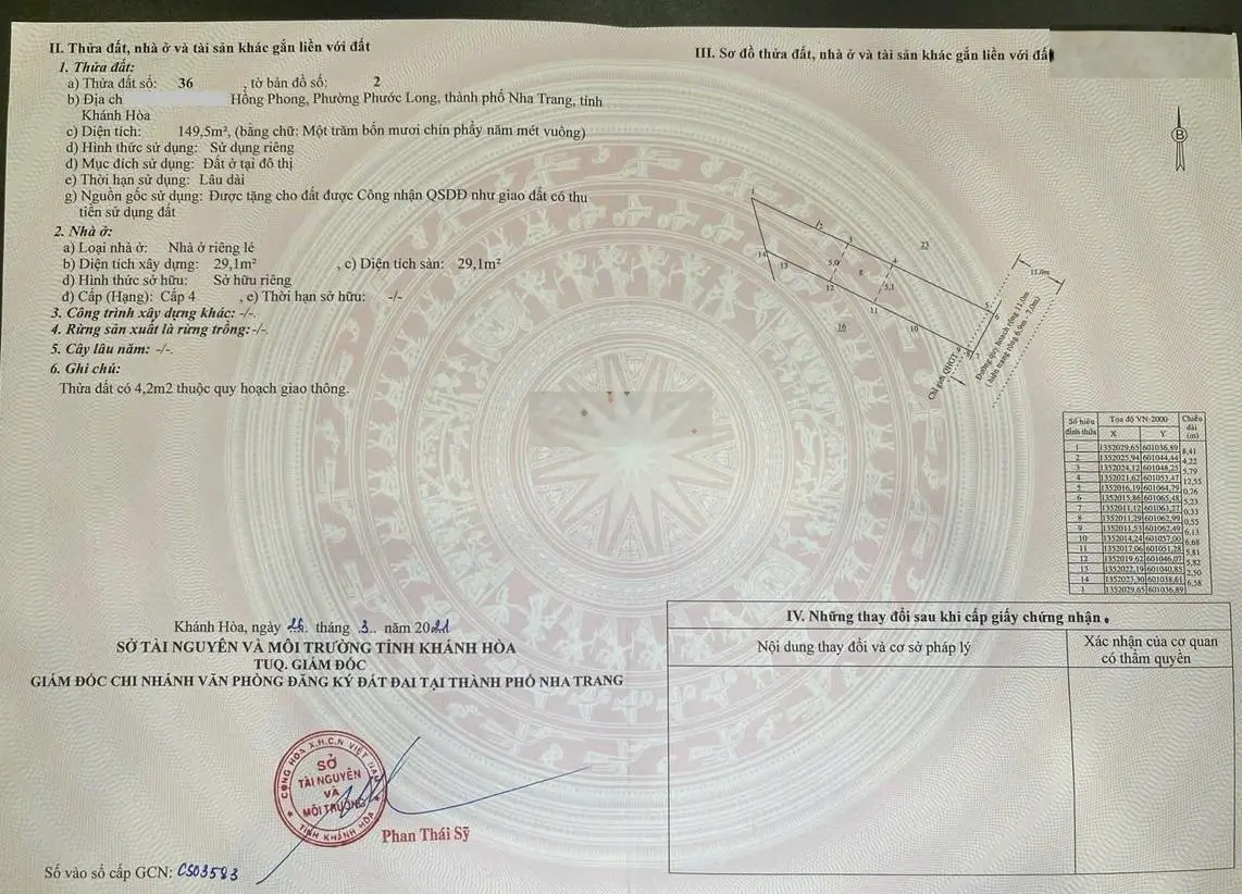 Đất đường Lương Sĩ Cần KĐT Phước Long gần đường Vành Đai 2