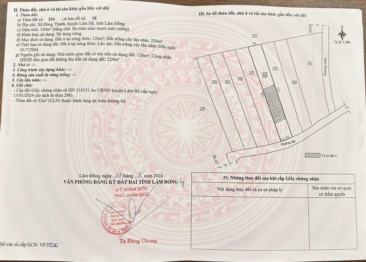 Đất Đông Thanh 2 lô liền kề sẵn sổ, thổ cư. Giá 800-850 triệu/sổ. Cách chợ Đà Lạt 31phút di chuyển