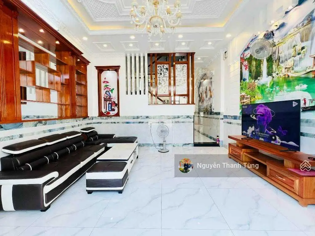 Nhà mặt tiền hàng xóm Hiệp Thành City Quận 12 - gần 100m2, ngang 5m, 5 tầng - nhà mới đẹp ở ngay