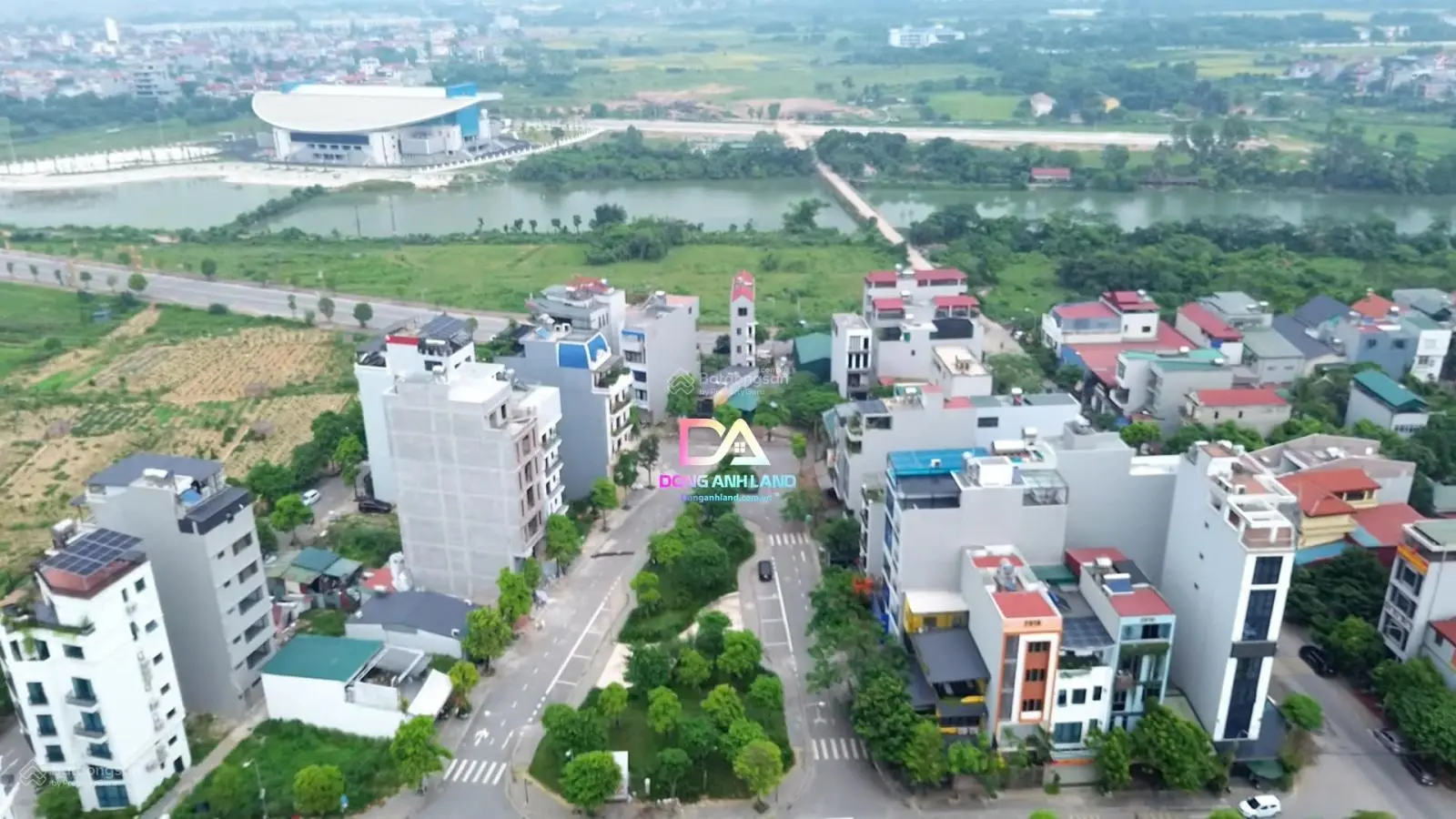 Bán đất đấu giá Vườn Đào Đông Anh kinh doanh view vườn hoa