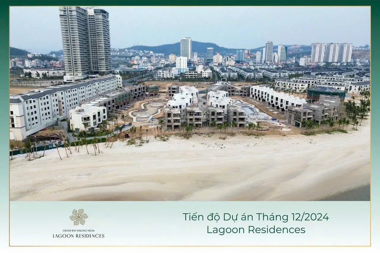 Hơn 200tr/m2 sở hữu căn biệt thự đơn lập Lagoon - sổ hồng, bãi biển riêng, trực diện vịnh di sản