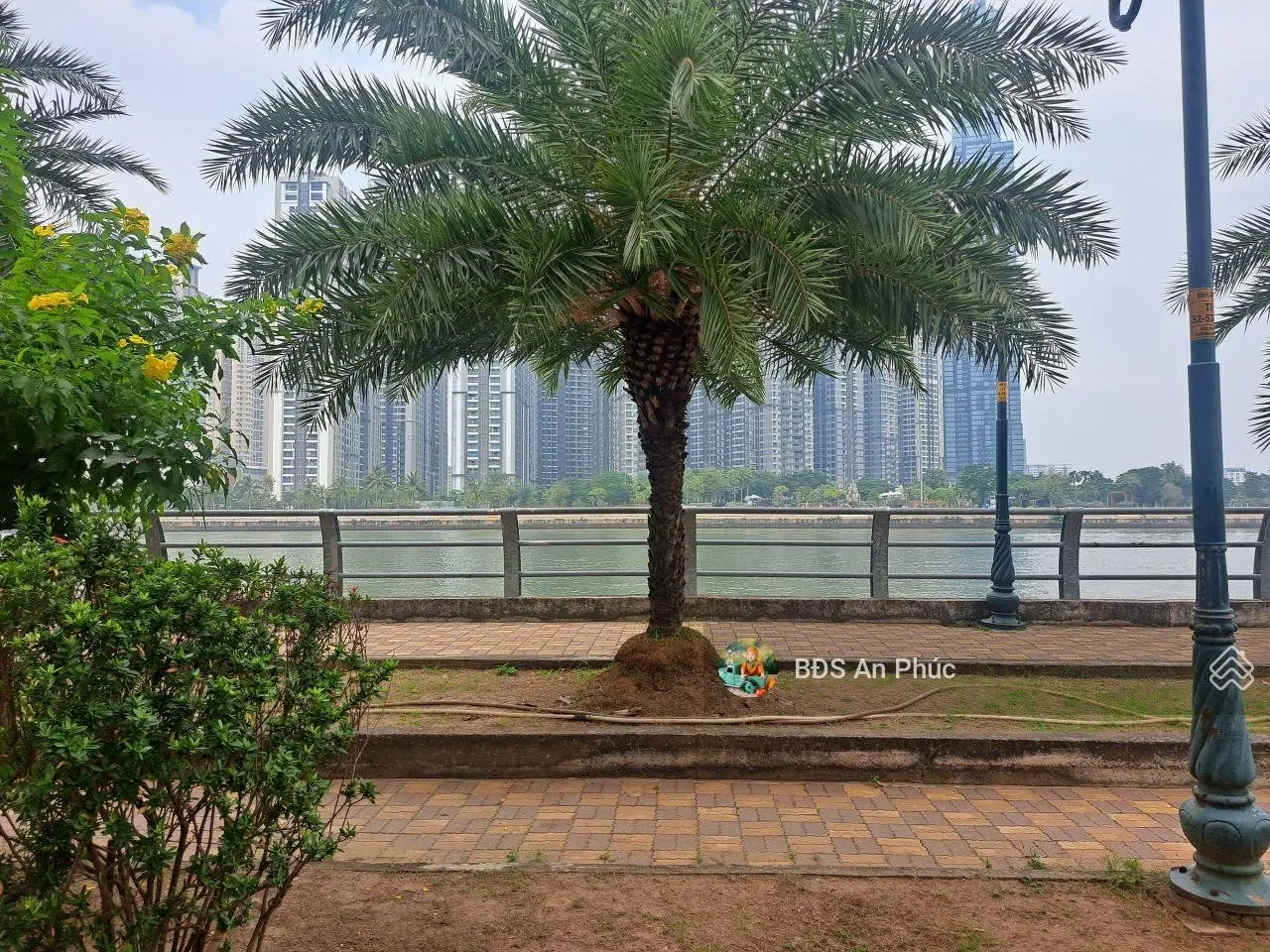 Đất biệt thự đẹp view trực diện sông - khu compound an ninh Đường 34, Bình An, Q2. Giá chỉ 350tr/m2