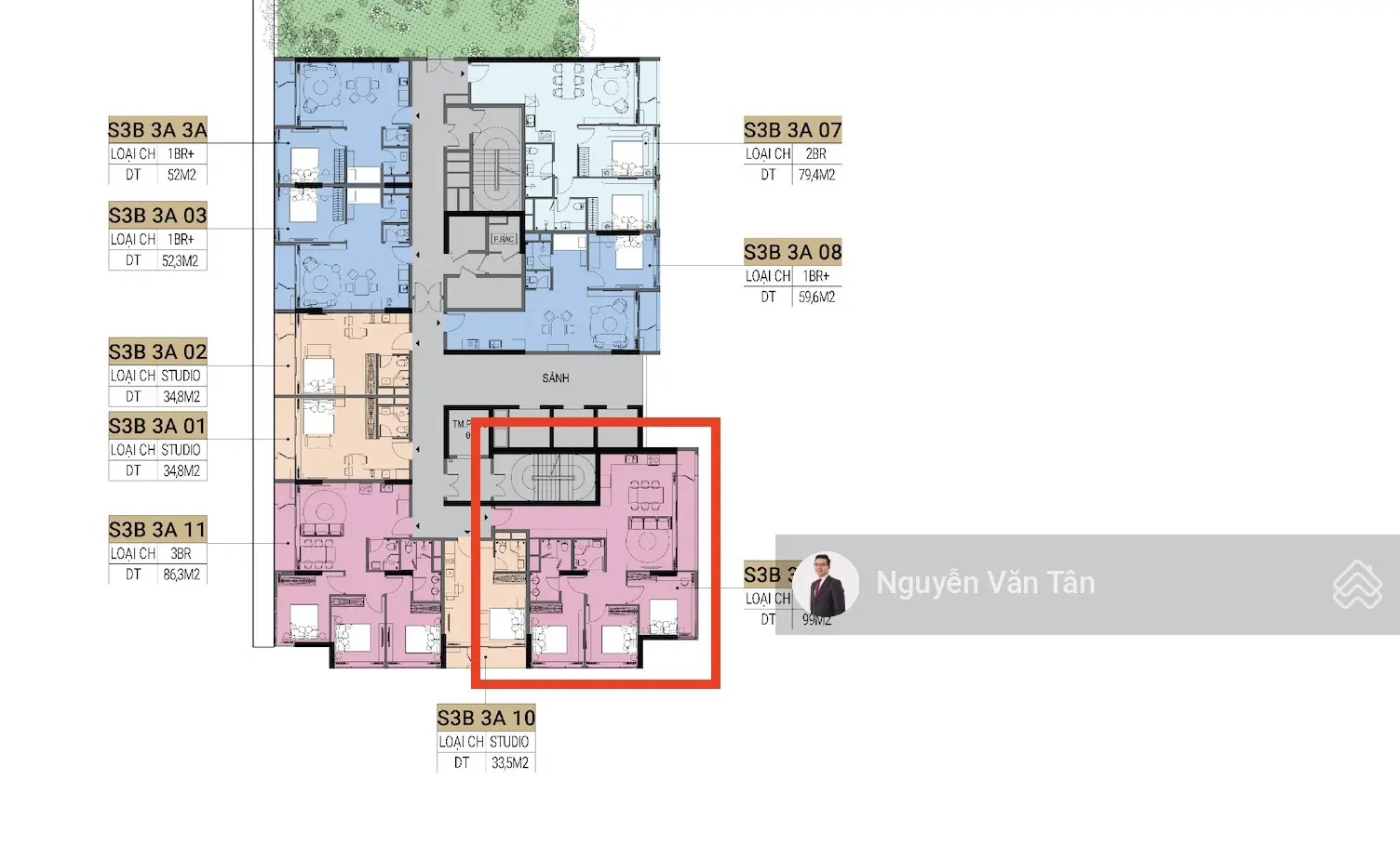 Bán căn hộ chung cư sun symphony residence tại đà nẵng, giá ưu đãi 11,4 tỷ vnd, diện tích 99m2