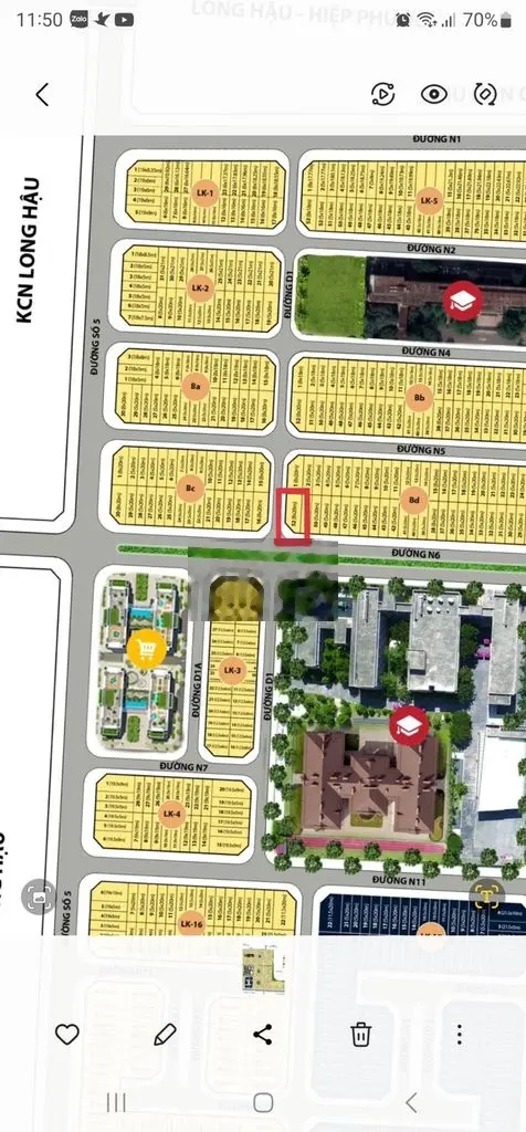 Bán nhà 2 mặt tiền giá 5,5 tỷ, diện tích 147,5 m2, tại Long Hậu, Huyện Cần Giuộc, Long An