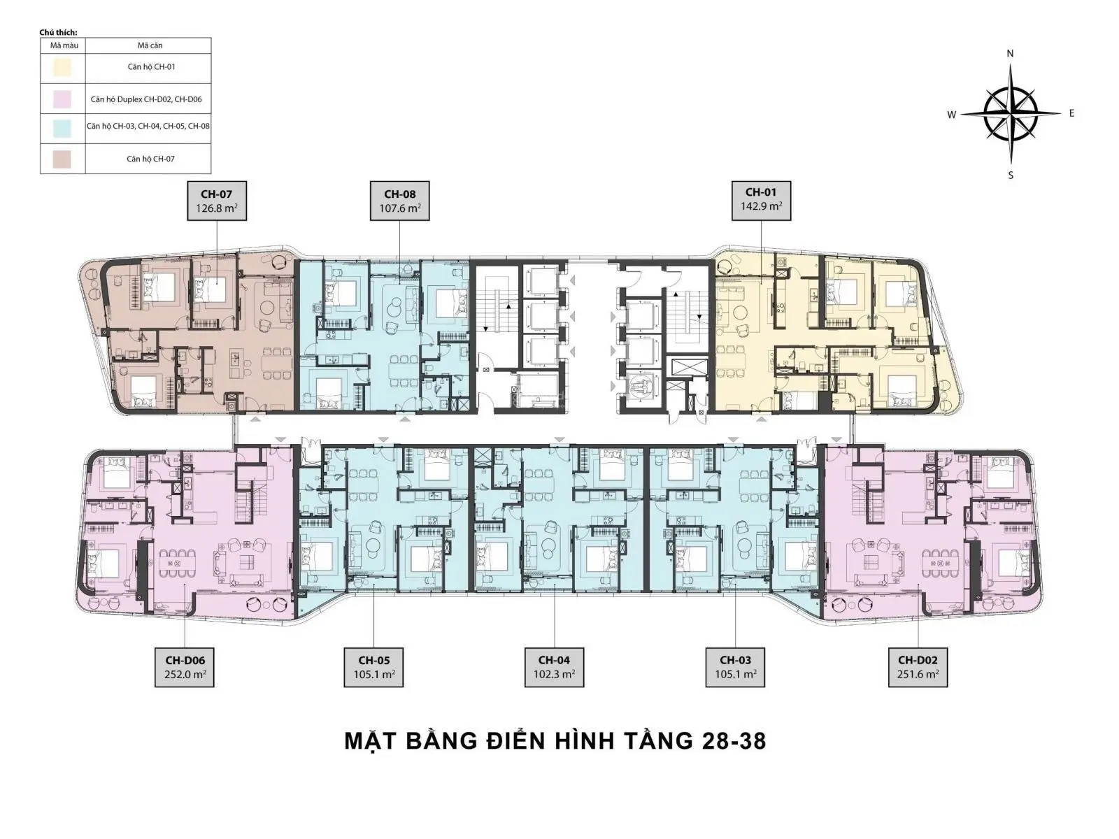 Chính chủ bán gấp 2 căn Duplex và Penhouse đẹp nhất Tây Hồ. View trực diện Hồ Tây. Nhận nhà ngay
