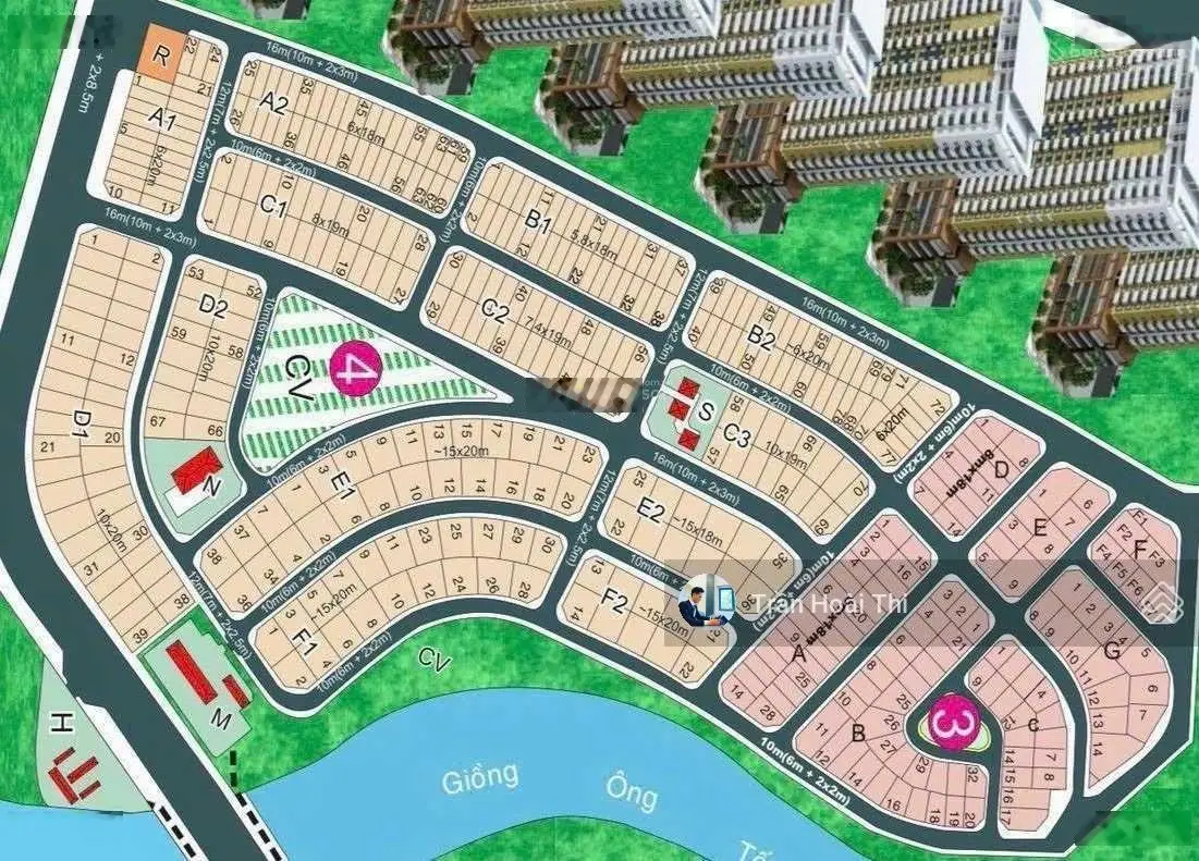 Giỏ hàng nền nhà phố biệt thự các diện tích - KDC Văn Minh, KDC Sông Giồng, Q2, giá tốt - ngay chủ