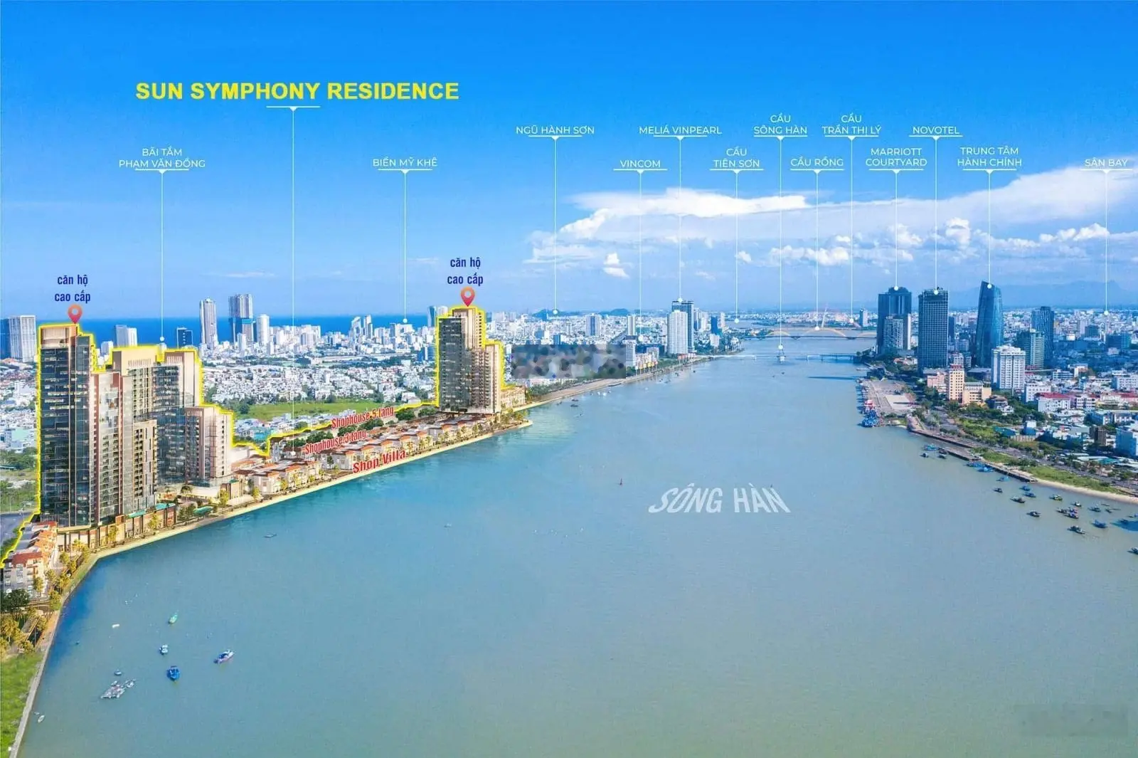 Tuyệt tác bên sông Hàn ko thể bỏ lỡ căn hộ 5* Sun Symphony Residence ĐN - mở bán GĐ1 - giá gốc CĐT