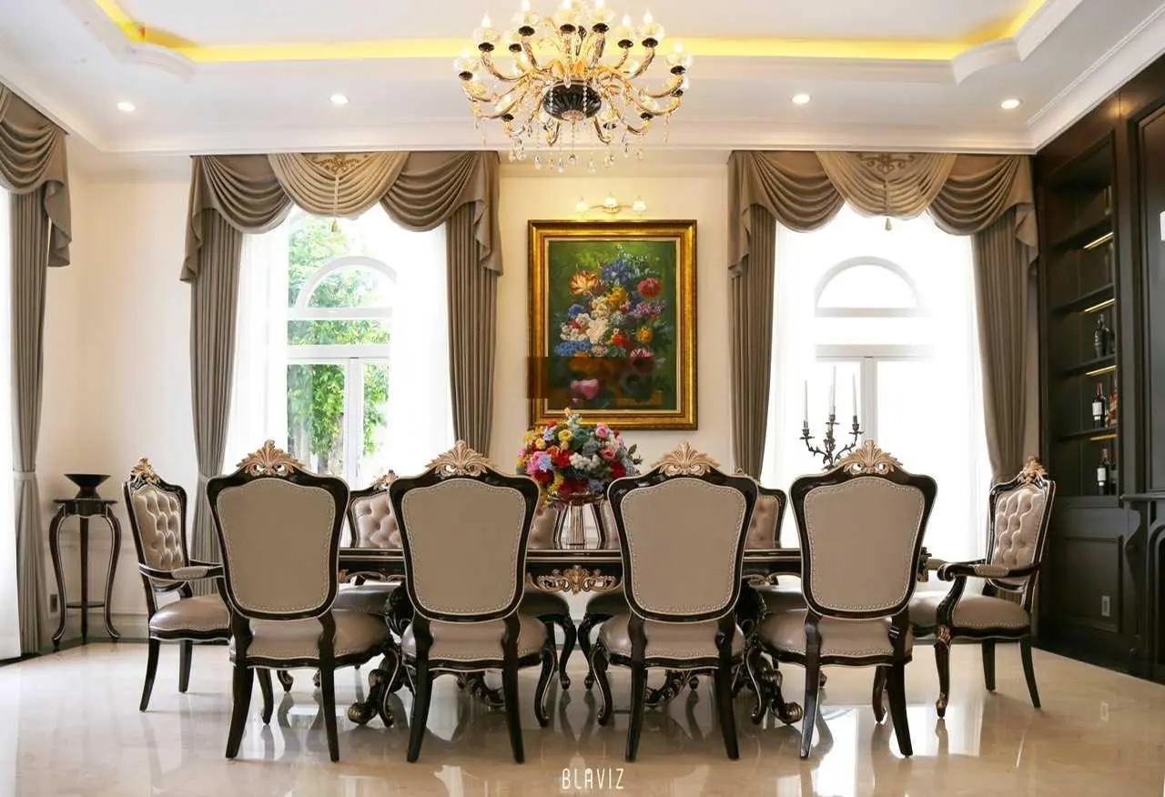 Bán biệt thự đẹp nội thất Châu Âu khu cao cấp Nam Phú Villa, DT 288m2 view công viên. Giá chỉ 34 tỷ
