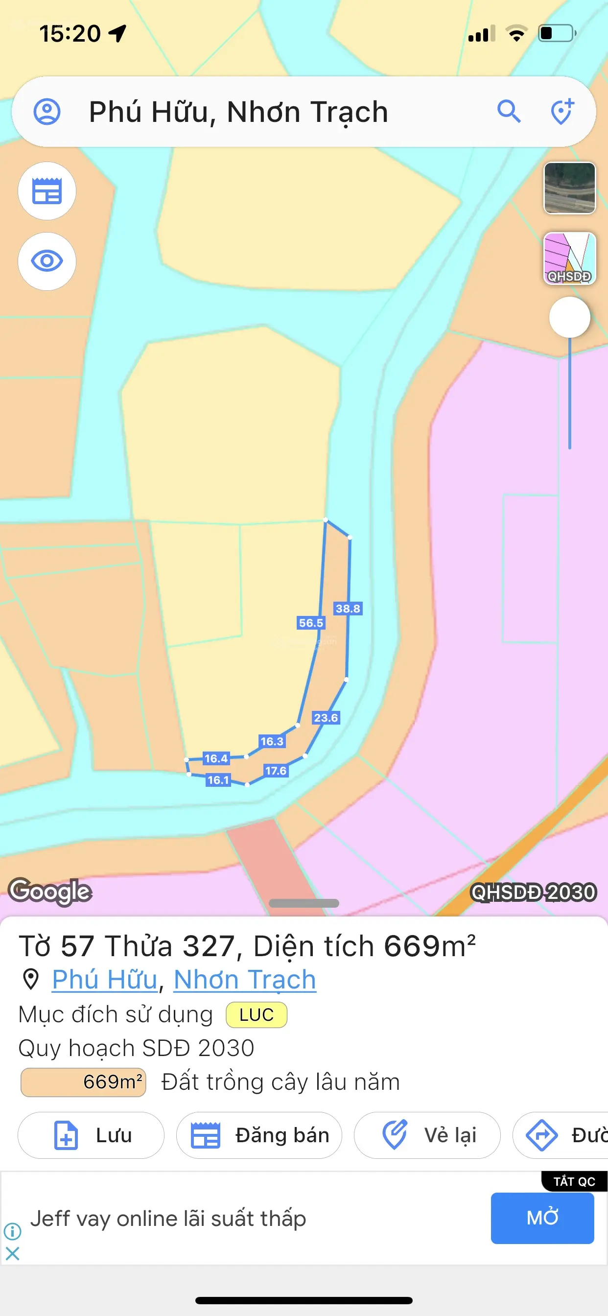 Đất Phú Hữu gần phà Cát Lái 7km cần bán nhanh 6.000m2 đường ô tô chủ cần hạ giá bán gấp