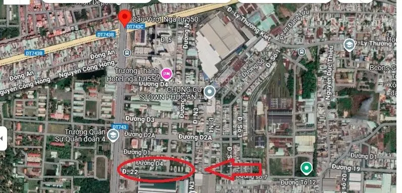 Bán căn nhà 4 tầng sau Vincom 550 Dĩ An cho nhà đầu tư