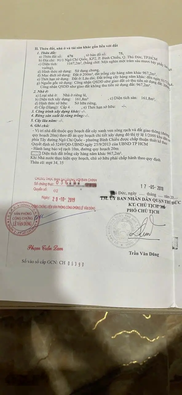 Cần tiền bán gấp nhà mặt tiền 2 căn liền kề ngay Chợ Đầu Mối Thủ Đức