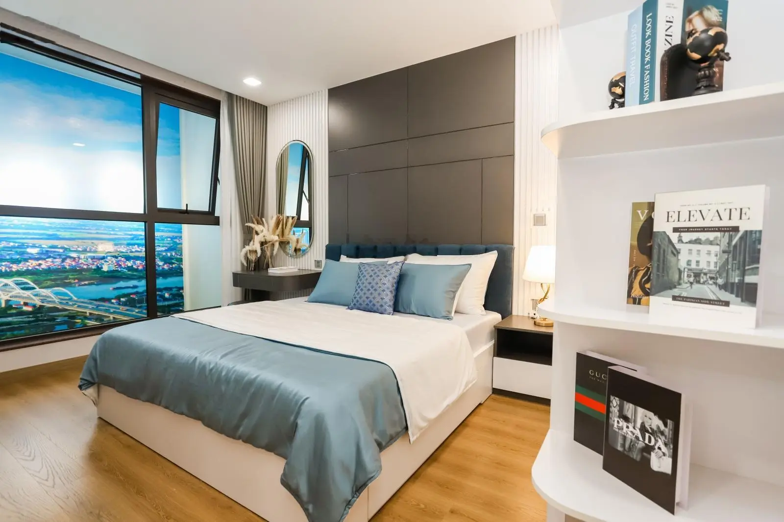 Căn Hộ 3 Phòng Ngủ 120m2 Khai Sơn CiTy Thượng Thanh Long Biên