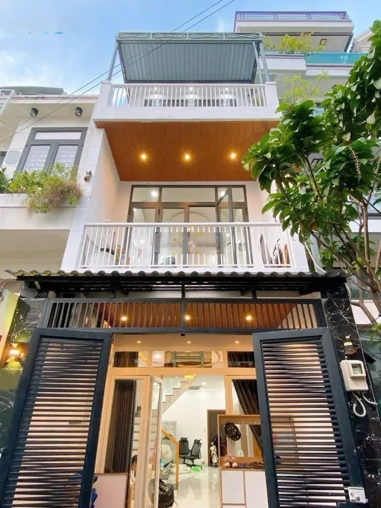 Nhà đẹp 4 tầng hẻm tải thông 6m Nguyễn Văn Khối Gò Vấp