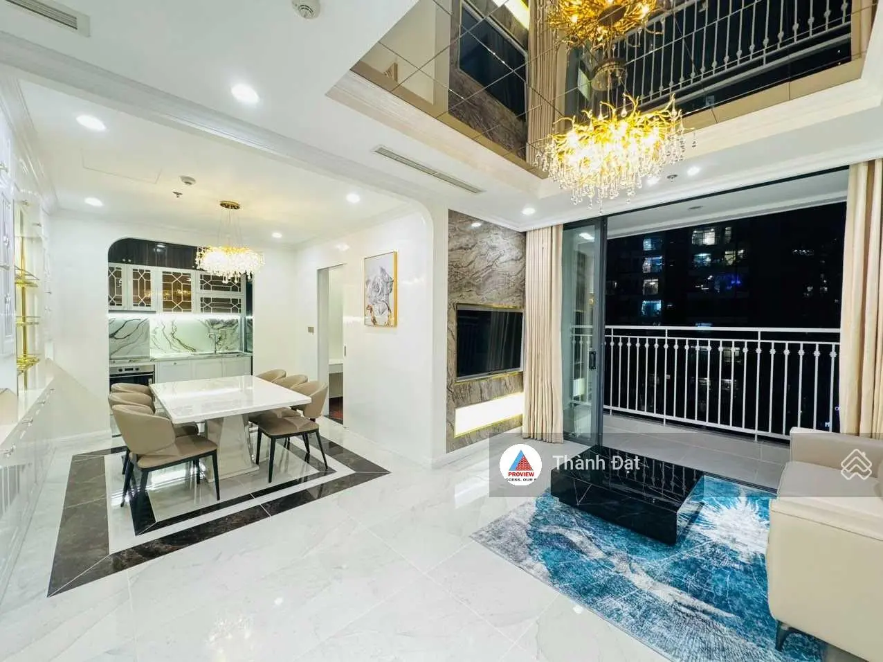 Cần bán căn hộ Vinhomes Central Park với 3pn, 100m2 full nội thất cao cấp