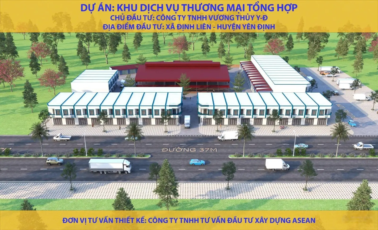 Chuỗi Shophouse Nằm trong KCN Định Liên lớn nhất Yên Định
