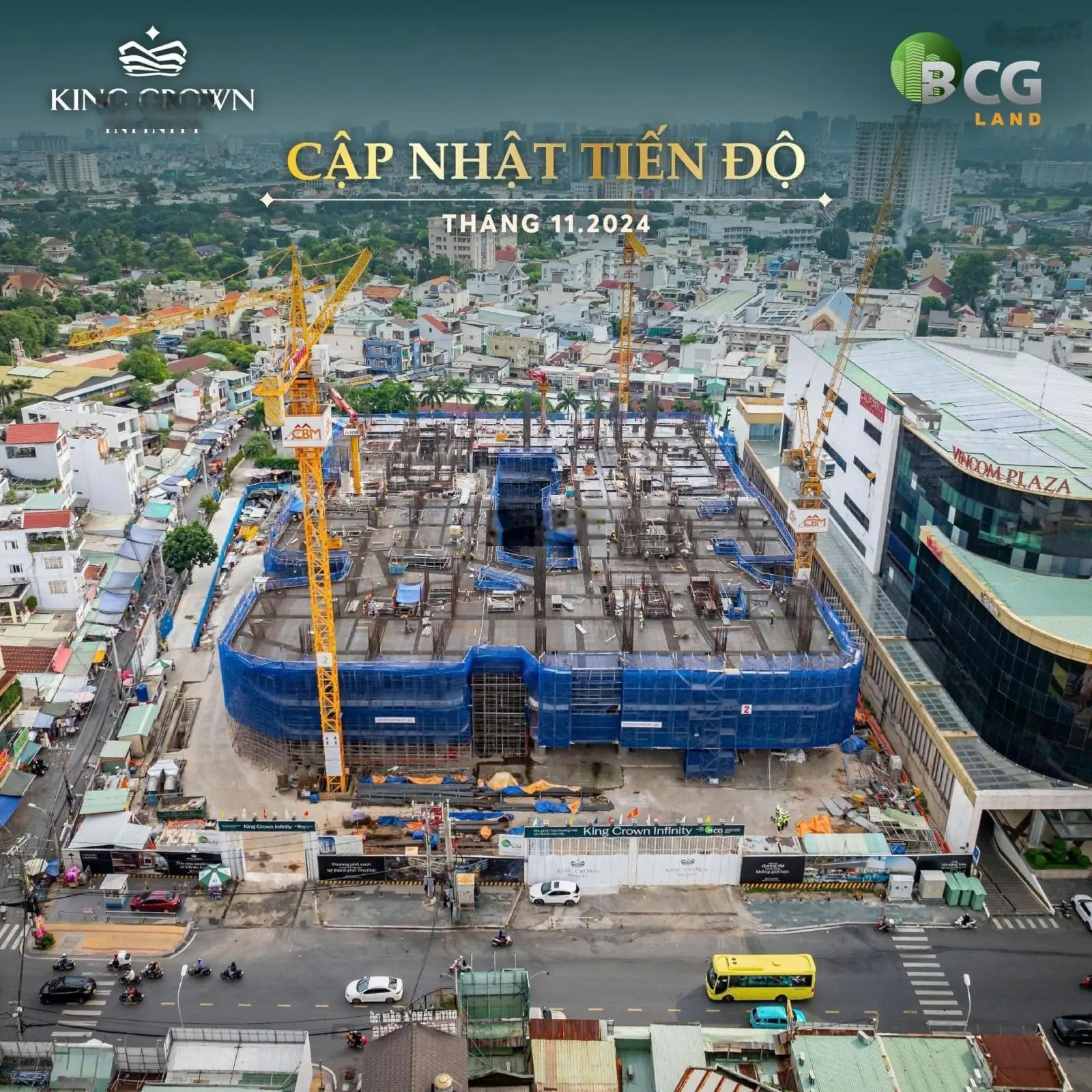King Crown Infinity căn hộ mặt tiền Võ Văn Ngân Thủ Đức sở hữu trung tâm thương mại 5 tầng hầm 5