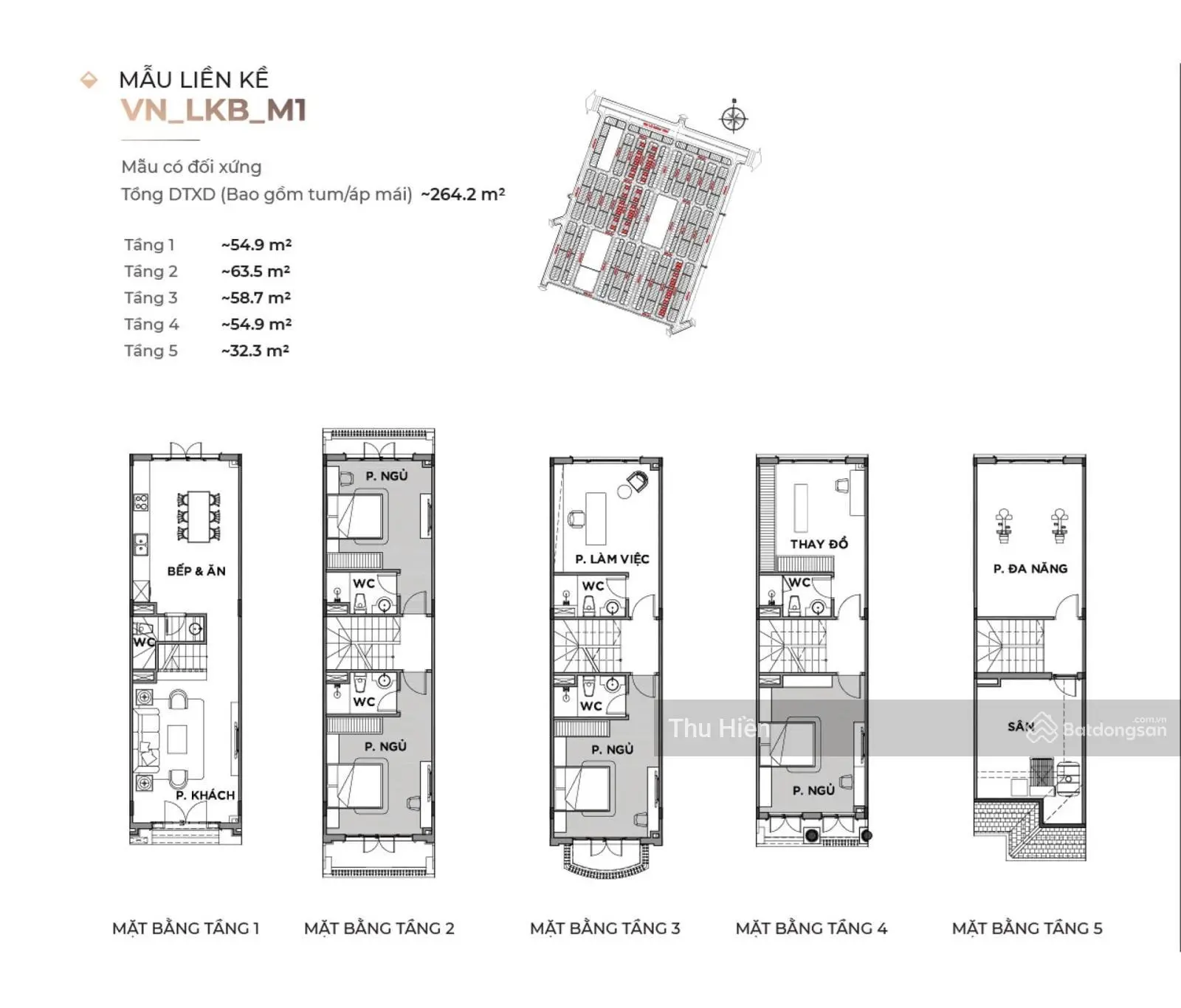 Liền kề 2 mặt tiền 6,5m Vinhomes Ocean Park cắt lỗ 91m2 - hoàn thiện 5 tầng - ban công ngắm Park