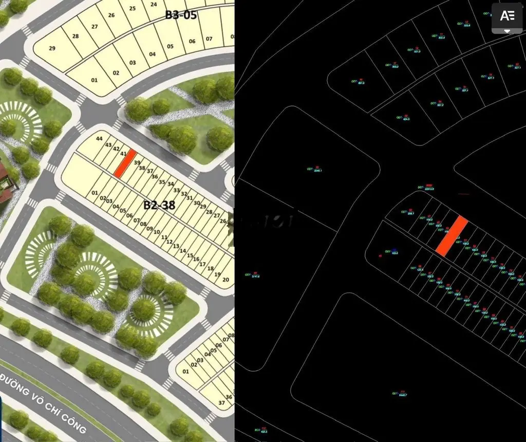 Bán lô Võ Chí Công ND đg 7m5 thông Minh Mạng chỉ 100M. Giá Đầu Tư