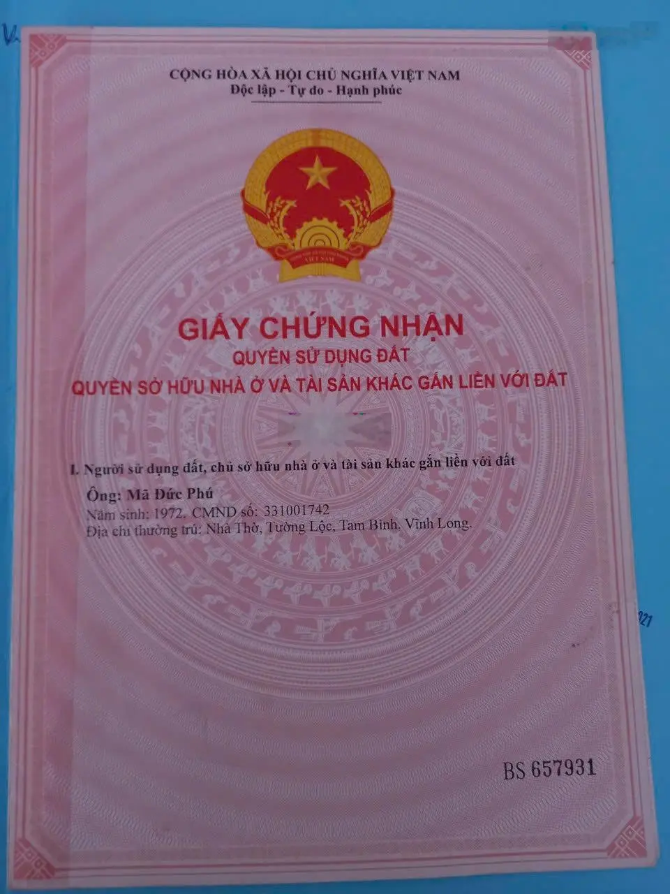 Nợ tiền ngân hàng bán gấp 86m2 đất xã Đa Phước, Bình Chánh, giá 1,180 tỷ. Gọi chủ: 0931 347 ***