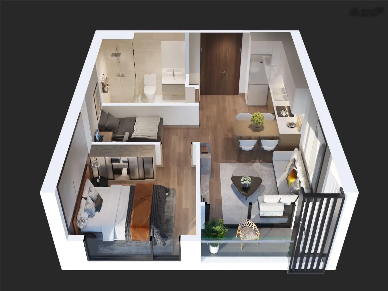 Chính chủ bán căn 1N+ Masteri Waterfront H1.0821 Đông Nam chỉ 920tr nhận nhà
