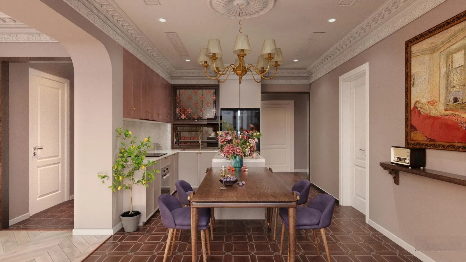 Căn hộ Legend Tower 109 Nguyễn Tuân giá chỉ 5,9 tỷ VND, diện tích 71m2, thiết kế 2N-2W