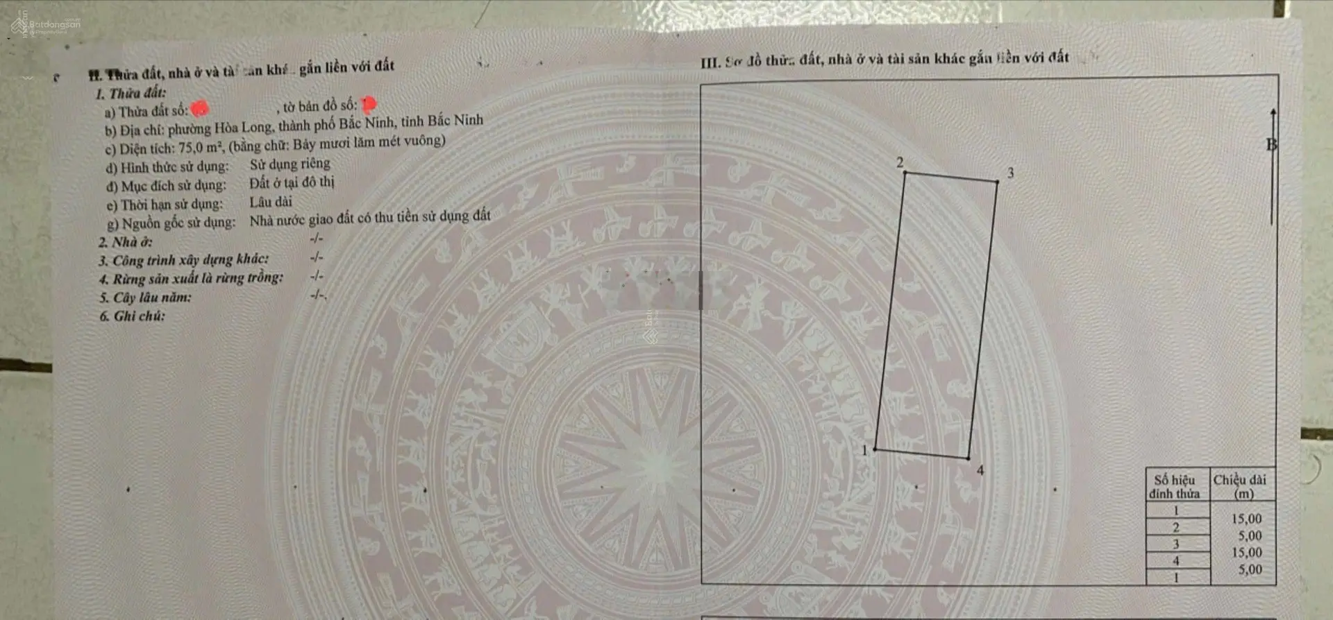 Bán đất giãn dân rẻ nhất thành phố Bắc Ninh chỉ 2,35 tỷ