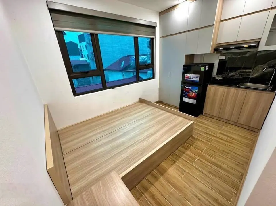 Bán tòa CCMN, Mỹ Đình, GPXD, PCCC. Ngõ ô tô_55m2*7T thang máy, 15 phòng cho thuê 75tr/tháng. Giá rẻ