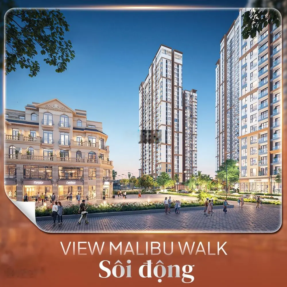 Bán căn hộ 2PN2VS phân khu Hawaii, tầng đẹp, bàn giao NT cao cấp, view sông, biệt thự Ngọc Trai