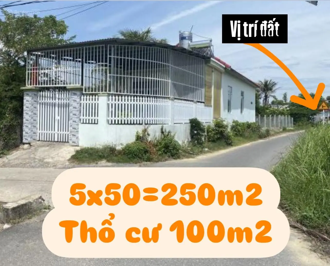 Mặt tiền kinh doanh 500m2,thổ cư 100m2, giá 260tr, ngay ql14, gần kcn thuận phú