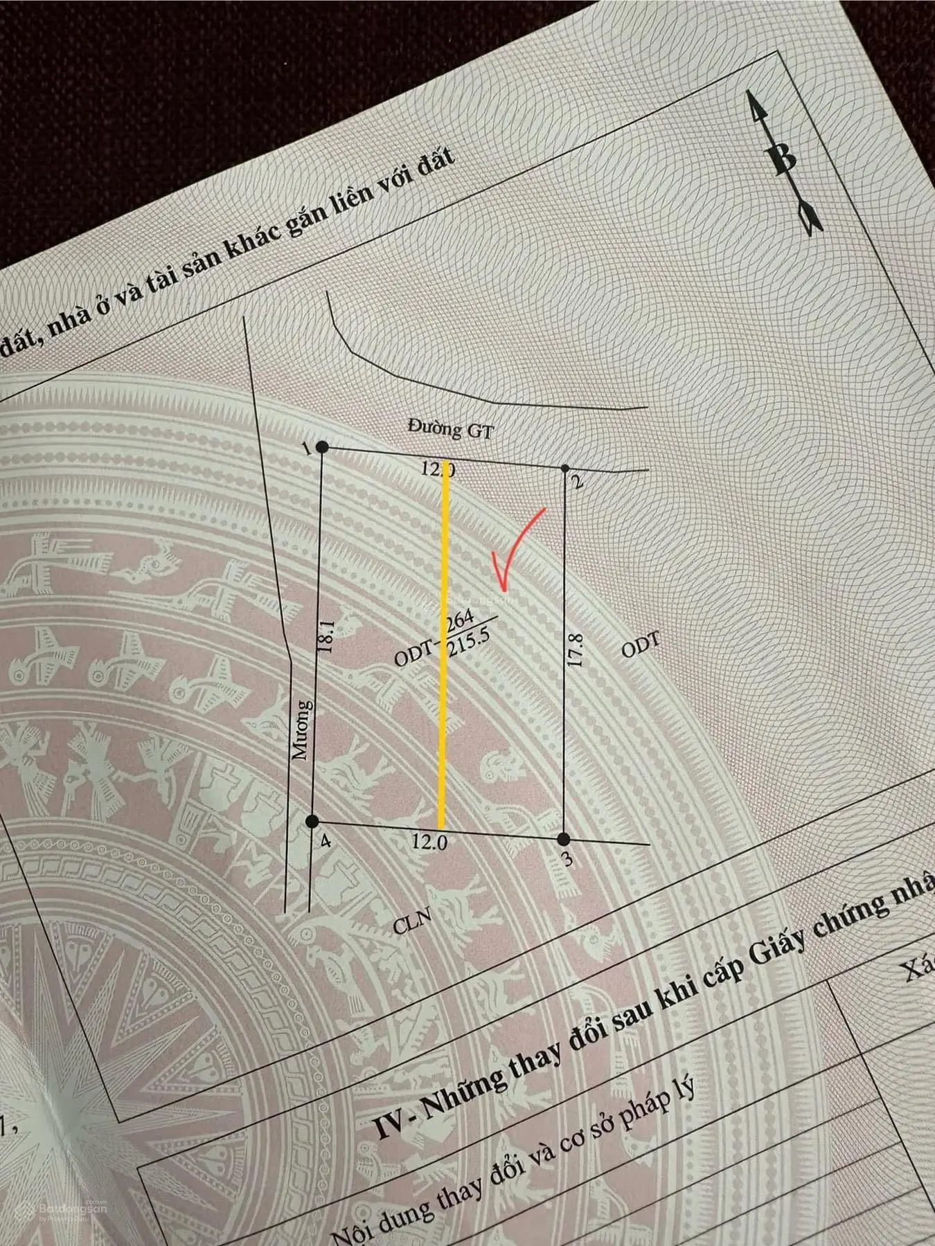 108m2 khoáng nóng thị trấn Thanh Thủy