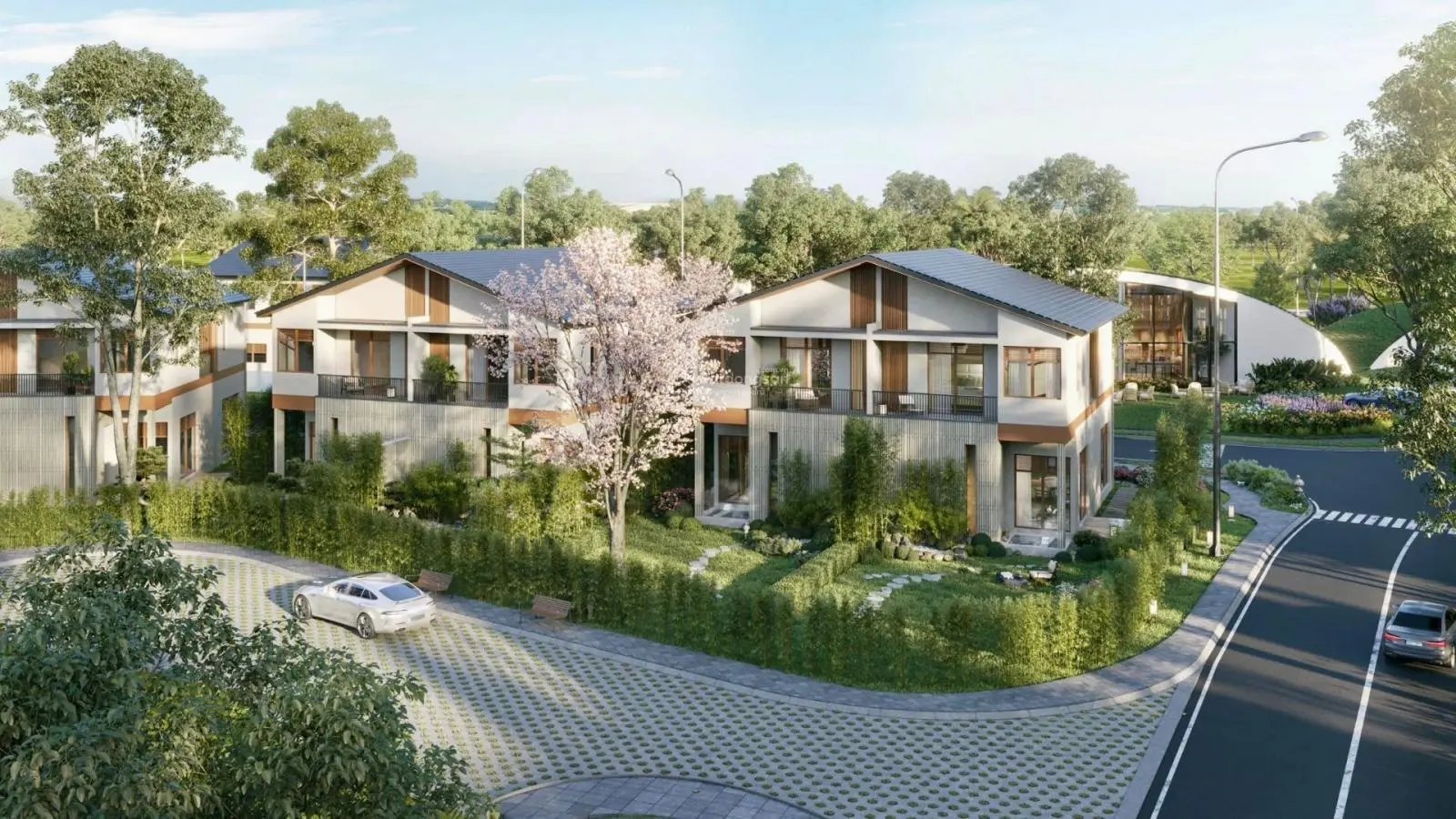 Tổng Vốn Đầu Tư 19tỷ1 Sở Hữu Ngay Biệt Thự Đơn Lập 420-496m2 Khoáng Nóng Onsen LH: 0963 552 ***