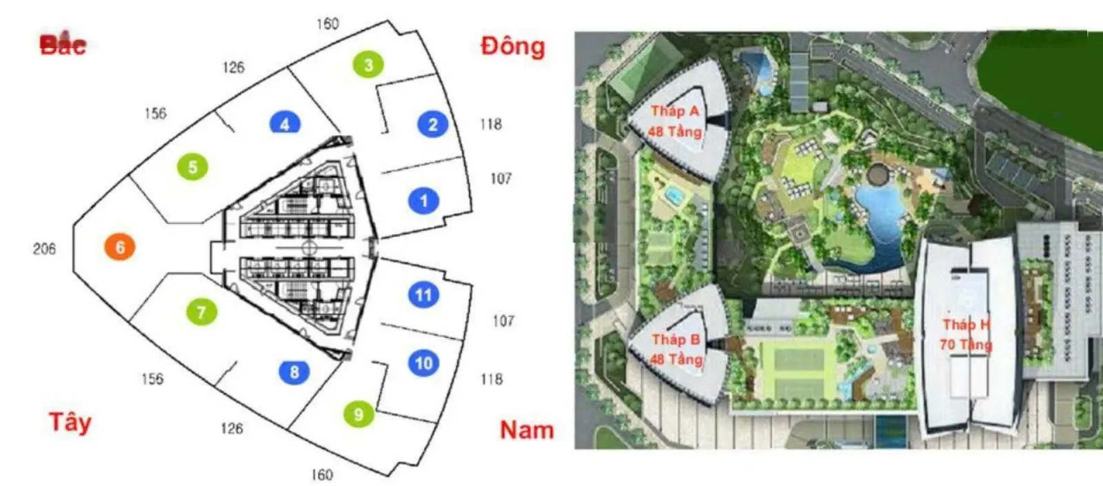 Hàng hiếm bán chung cư 04 ngủ 2WC Keang Nam DT 156m2 tầng cao view đẹp nhận nhà đón Tết