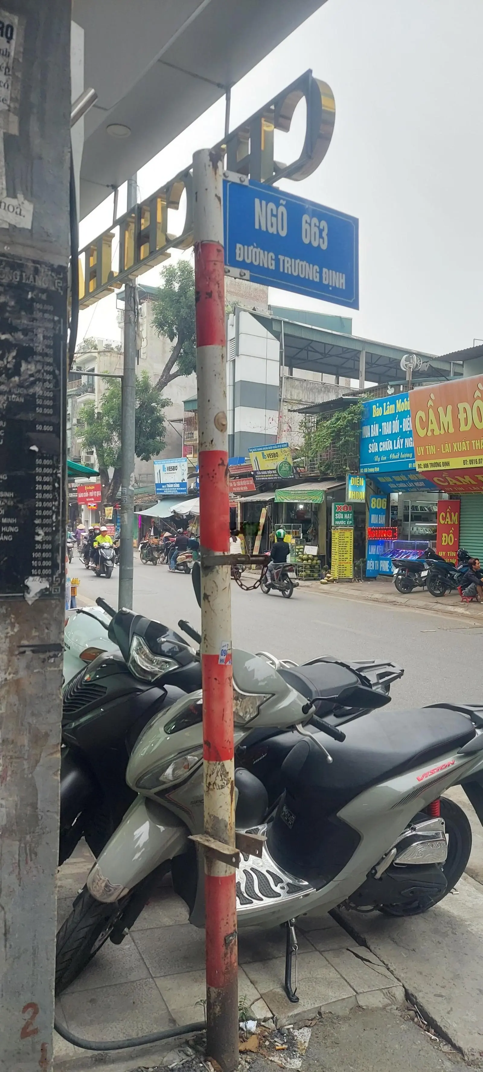 Bán nhà phân lô ngõ 663 Trương Định Hoàng Mai 48m2 MT 4.3m 4 tầng đường trước mặt nhà Morning chạy