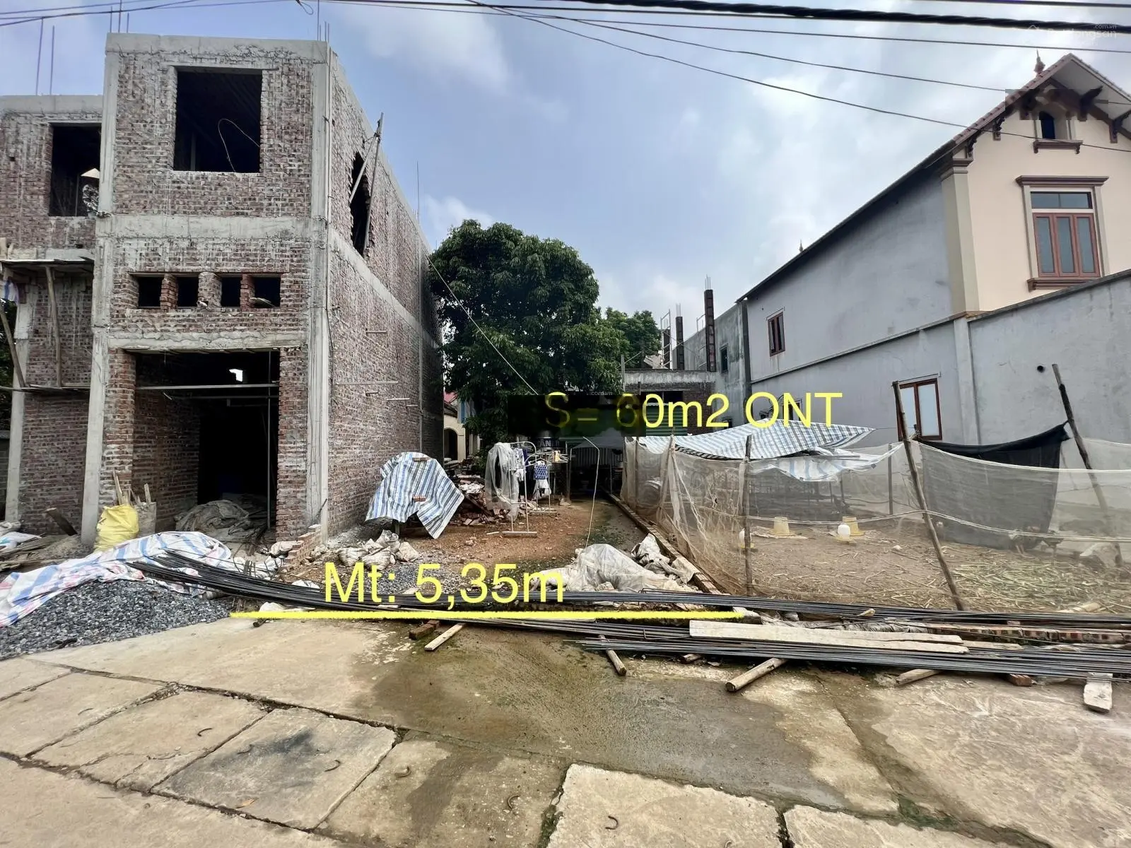 Chỉ nhỉnh 1tỷ xíu sở hữu lô đất S=60m2 full ONT đất vuông vắn, bằng phẳng. Bám đường rộng