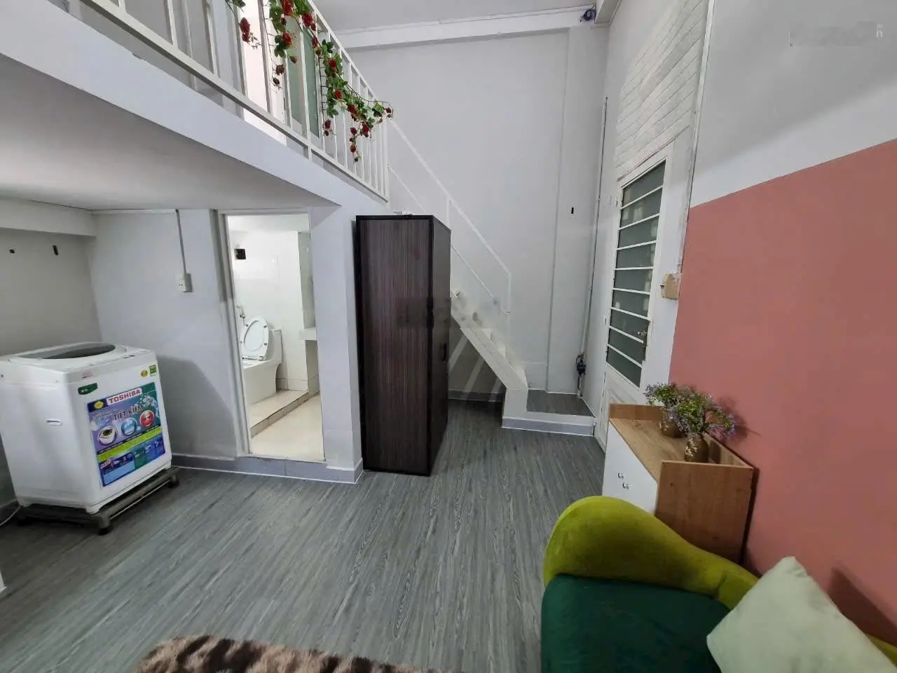 Nhà xã hội Hòa Lợi, sổ hồng, full nội thất, đã đề co: 430 triệu, Sài Gòn mua được, thuê 4tr/th