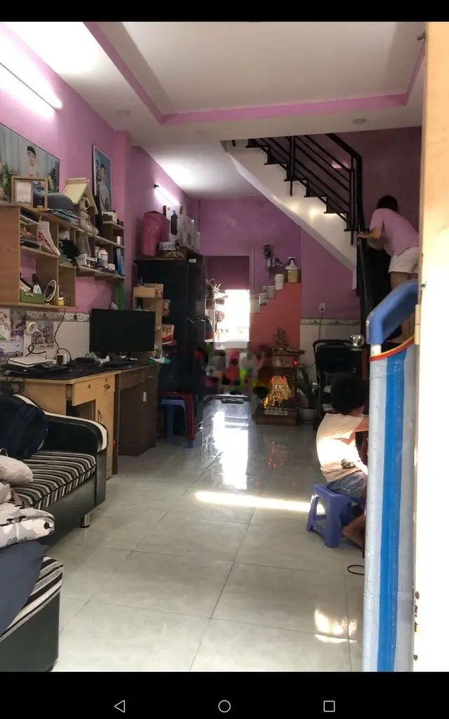 BÁN NHÀ 1 TRỆT 1 LẦU 26M2 724 LÊ VĂN LƯONG KẾ CẦU GẠCH ĐĨA GIÁP Q7