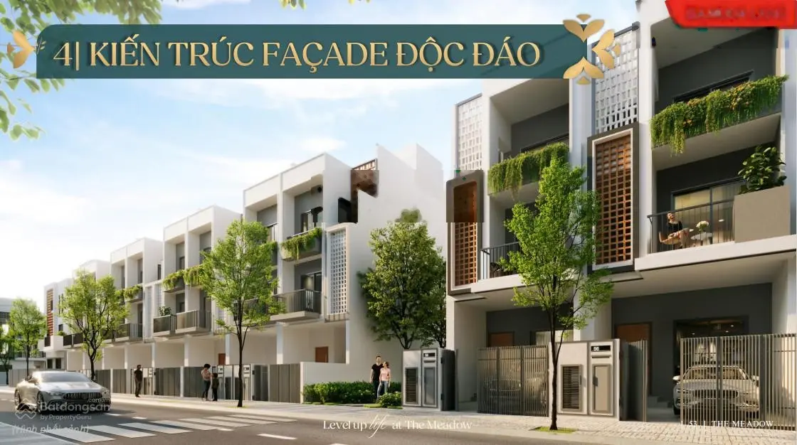 Ưu đãi đặt cọc 0 đồng 212 căn nhà phố, biệt thự The Meadow Bình Chánh từ Gamuda Land