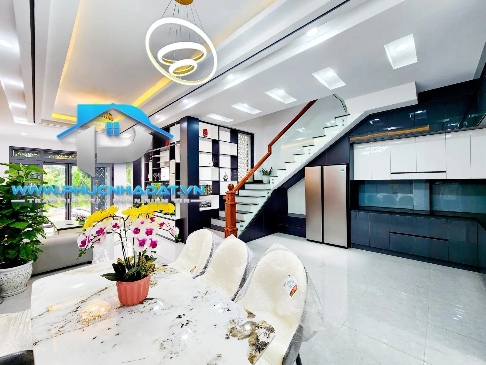 Nhà phố hiện đại khu dân cư Anh Tuấn Green Riverside Huỳnh Tấn Phát - Giá 7.5 tỷ 6.5x13m 0901 687 ***
