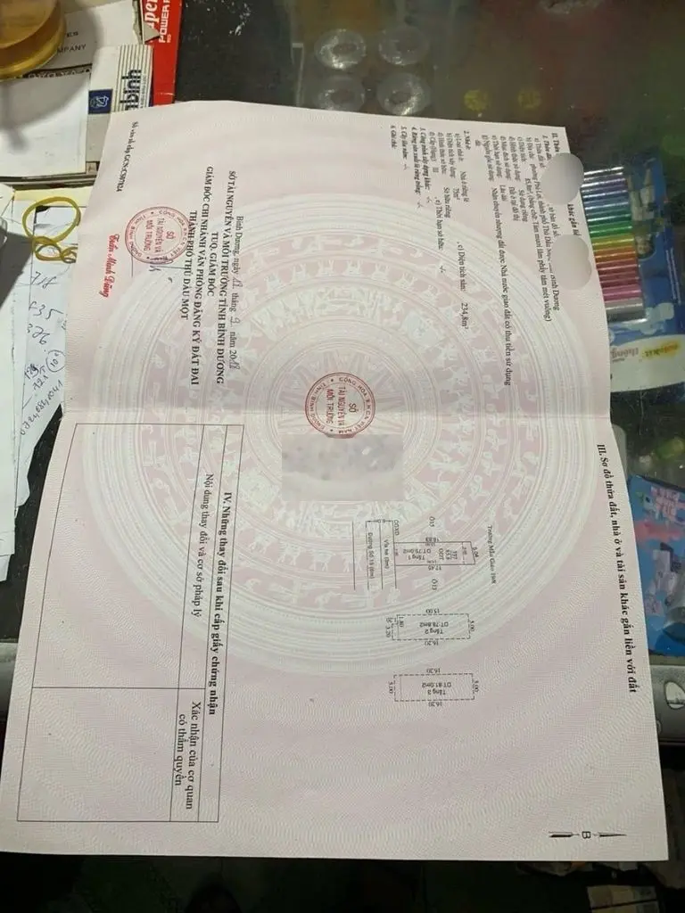 Bán nhà mặt tiền Chợ Đình, Thủ Dầu Một Giá 9ty
