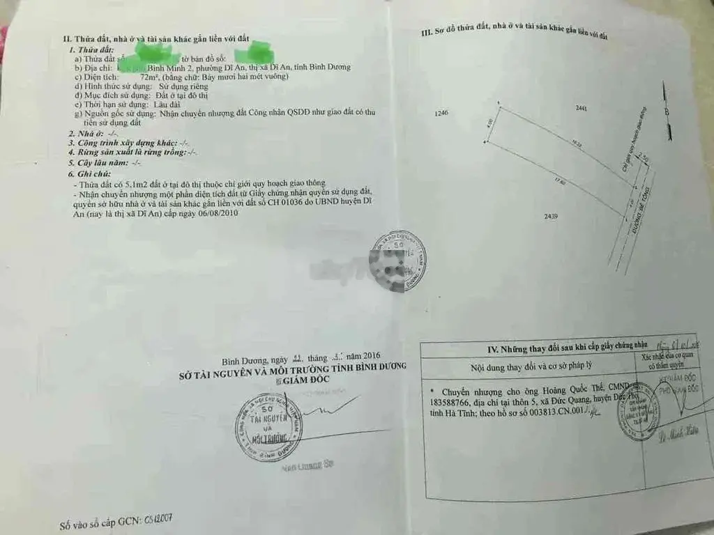 chính chủ cần bán nhà gần trung tâm hành chính dĩ an gần chợ dĩ an