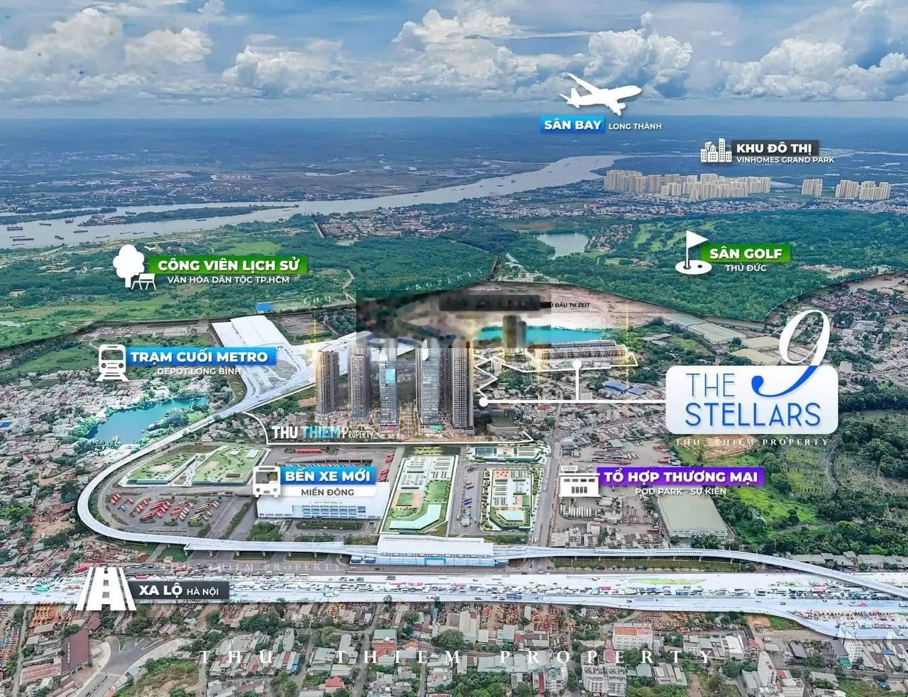 Mở bán 79 biệt thự view hồ - The 9 Stellars liền kề Metro Suối Tiên, mở bán Đợt GĐ 1, tặng 8,5%