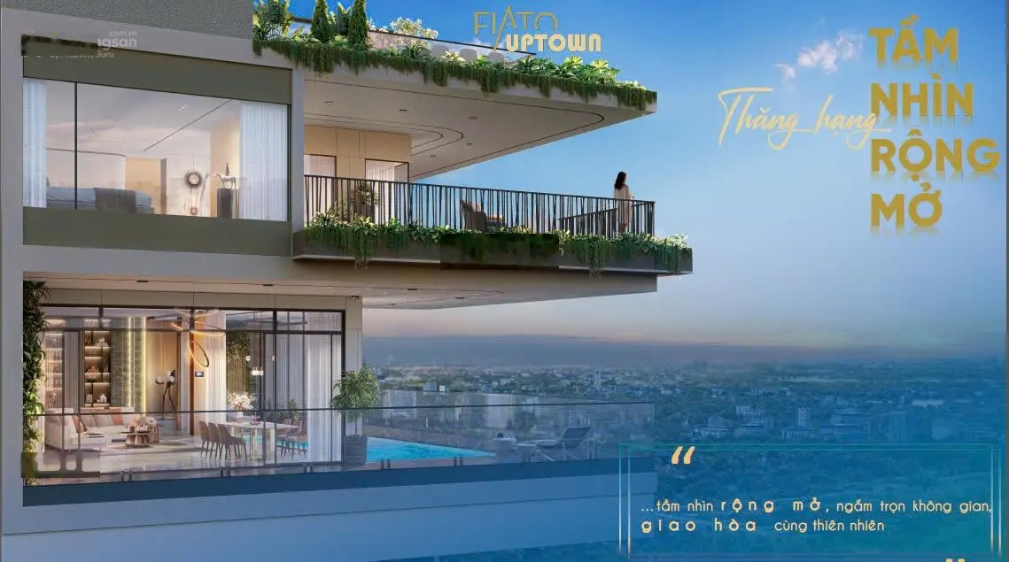 Penhouse 217m2 - thông 2 tầng 6,5m-hồ bơi riêng - tặng chỗ oto free 10 năm - tặng 100tr+10 chỉ vàng