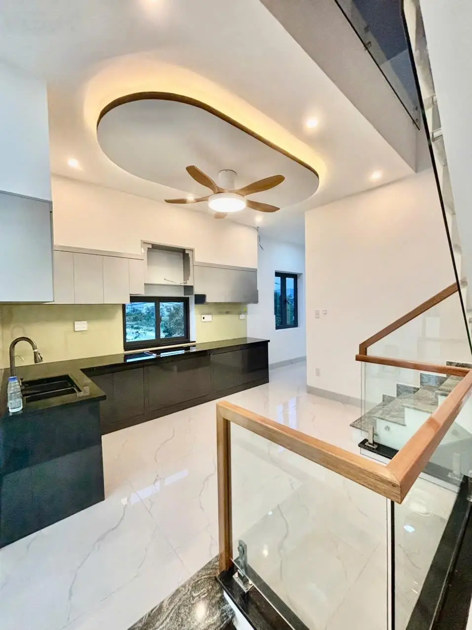 Nhà 2T mới kẹp cống MT đường 7m5 Hòa Phú 9 (Gò Nảy 6), 90m2, 6.x tỷ tl