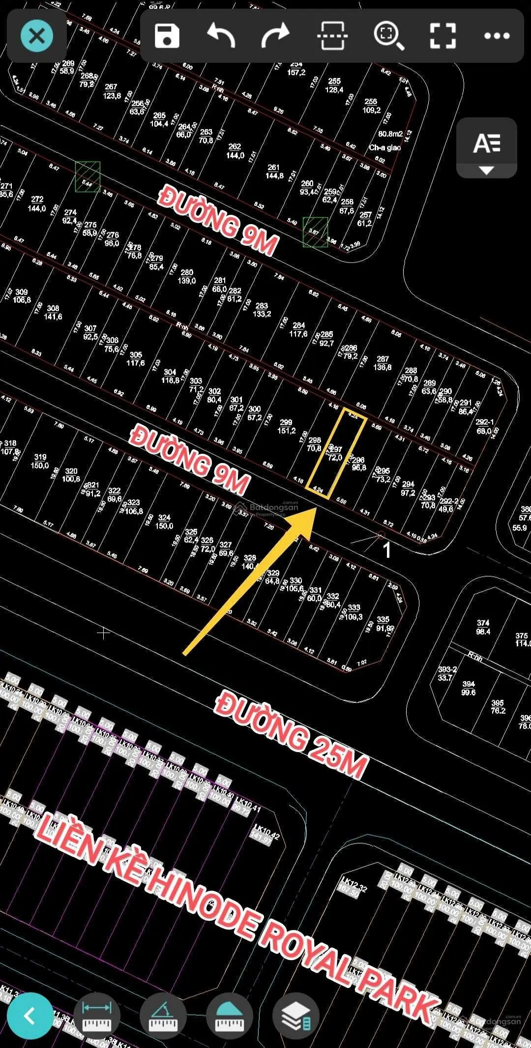 Bán đất dịch vụ tại Thăng Long 9, Hoài Đức. Diện tích 72m2, giá 78,48 tỷ
