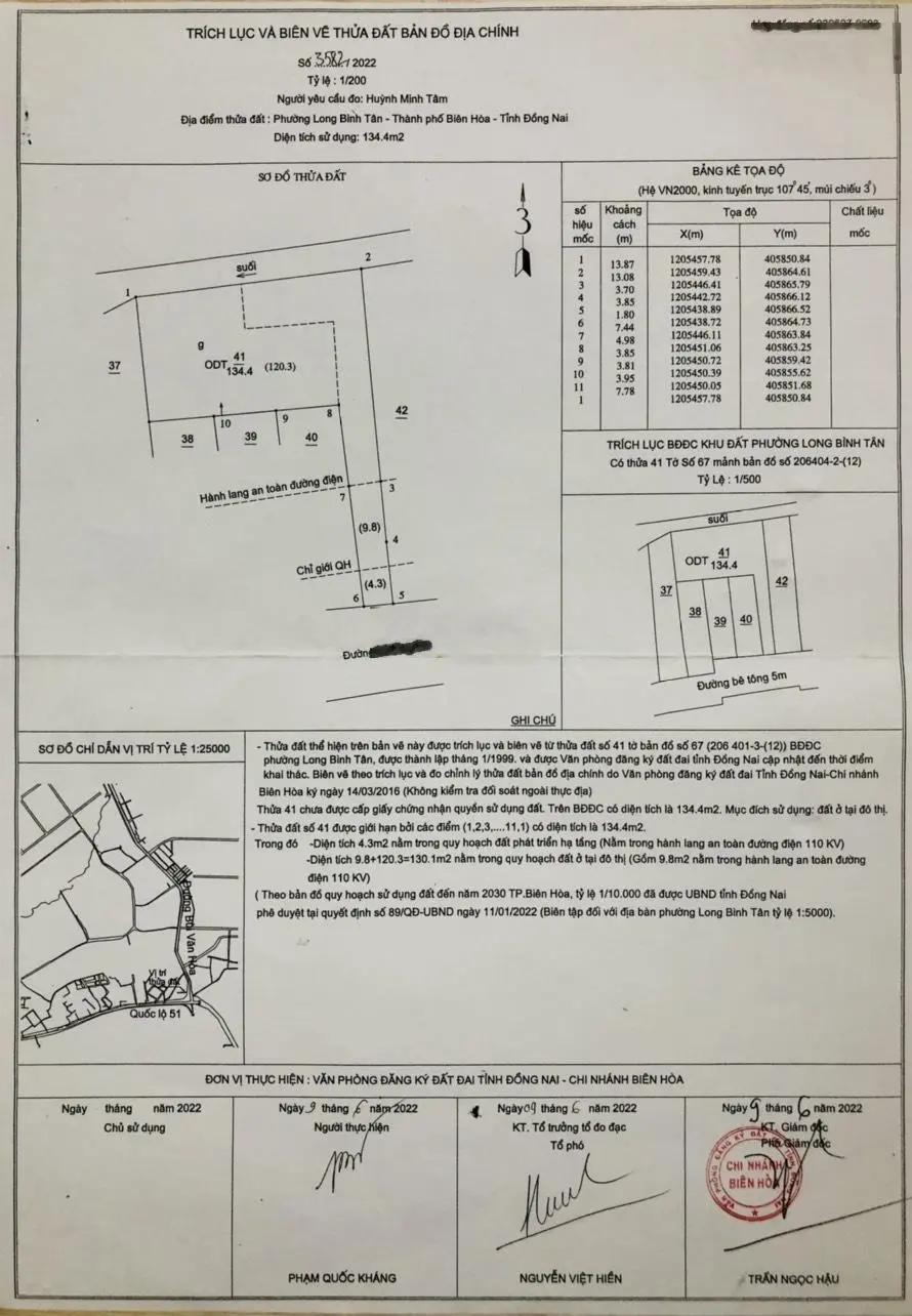 Bán căn nhà cấp 4, DT 134.4m2 ở vòng xoay Võ Nguyên Giáp (cổng 11) P. Long Bình Tân, Biên Hòa